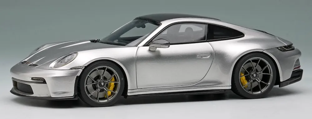 [予約] アイドロン 1/43 ポルシェ 911(992) GT3 ツーリングパッケージ GTシルバー (カーボンルーフ)　EM776A