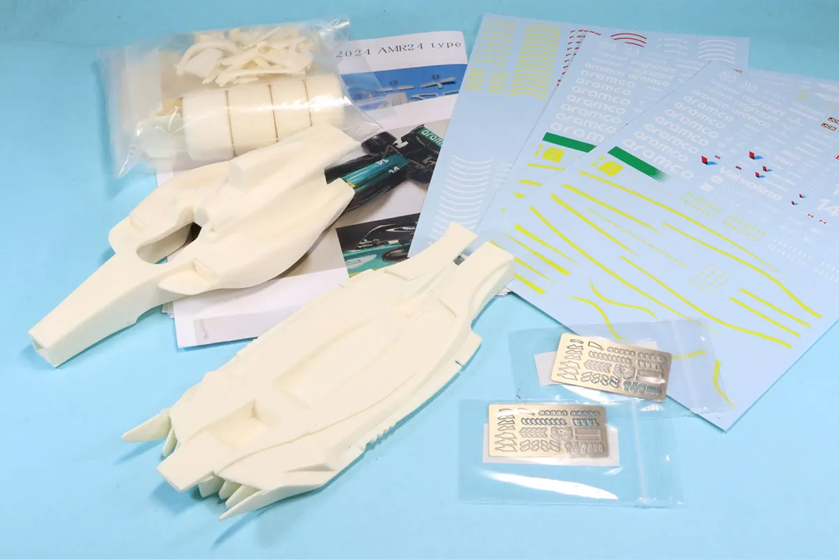 Hermano Modelo(エルマノ・モデロ 1/20 レジンキット アストンマーチン AMR24 サウジアラビアGP 2024 F.アロンソ L.ストロール　EMK20001