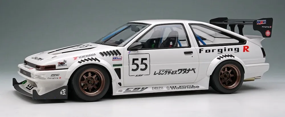 [予約] アイドロン 1/18 トヨタ CBY スプリンタートレノ GT-APEX (AE86) (3ドア) (限定200台)　EML142