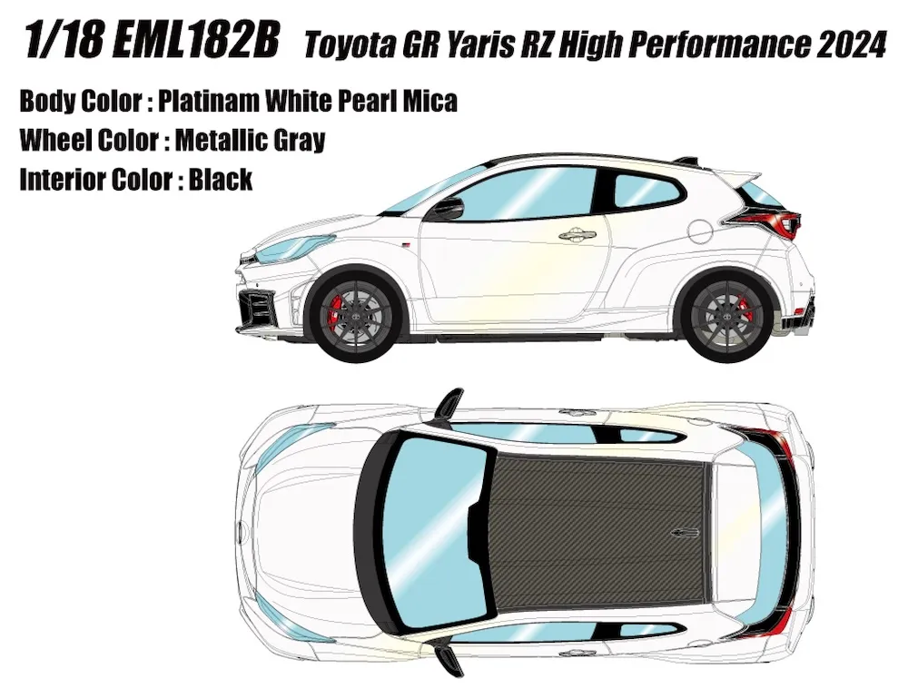 予約] アイドロン 1/18 トヨタ GRヤリス RZ ハイパフォーマンス 2024