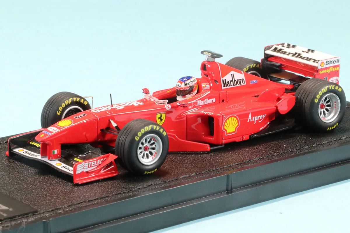 トップマルケス/GPレプリカーズ 1/43 フェラーリ F300 1998 ハンガリーGP ファステストラップ＆ウィナー No.3 M.シューマッハ ドライバー付　デカール加工品　EXGRP43044CWD