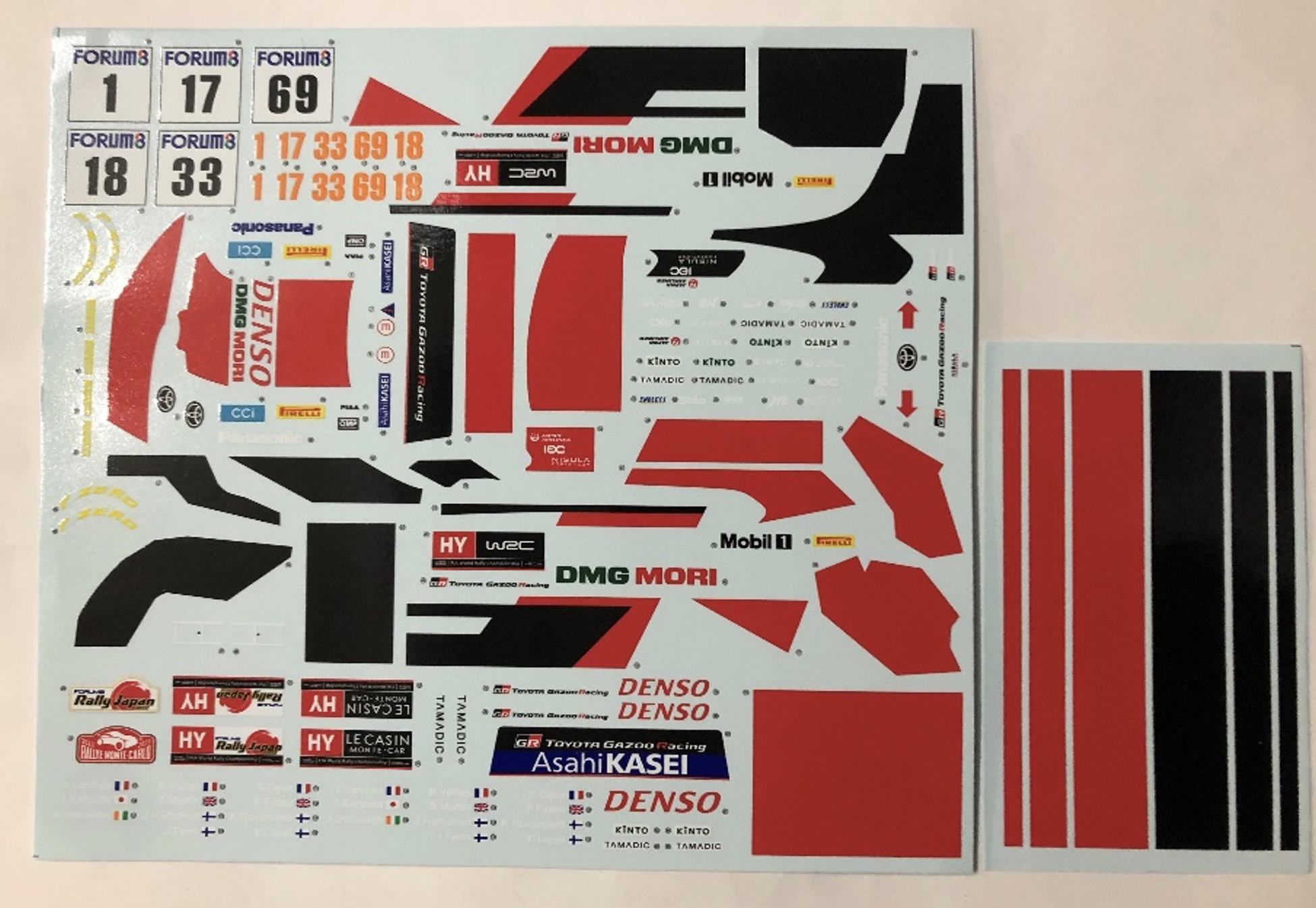 フィニッシャーズ/デカールピット 1/24 トヨタ GR ヤリス WRC 2022 No