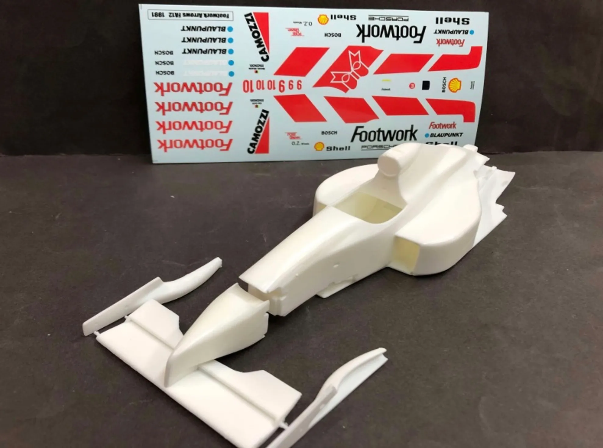フィニッシャーズ 1/20 トランスキット アローズ FA12B(C) DFR 1991 タミヤ 102B対応　FN_TK004