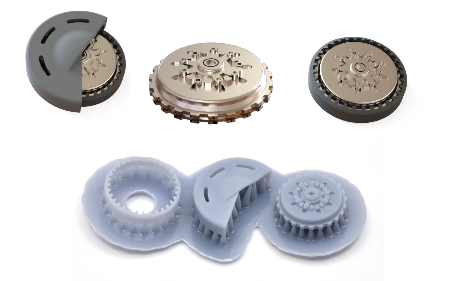 ファルコンスケールモデル 1/12 3Dプリントキット ドゥカティ スーパー レジェーラ V4 ドライクラッチパーツ タミヤ対応　FSM-007