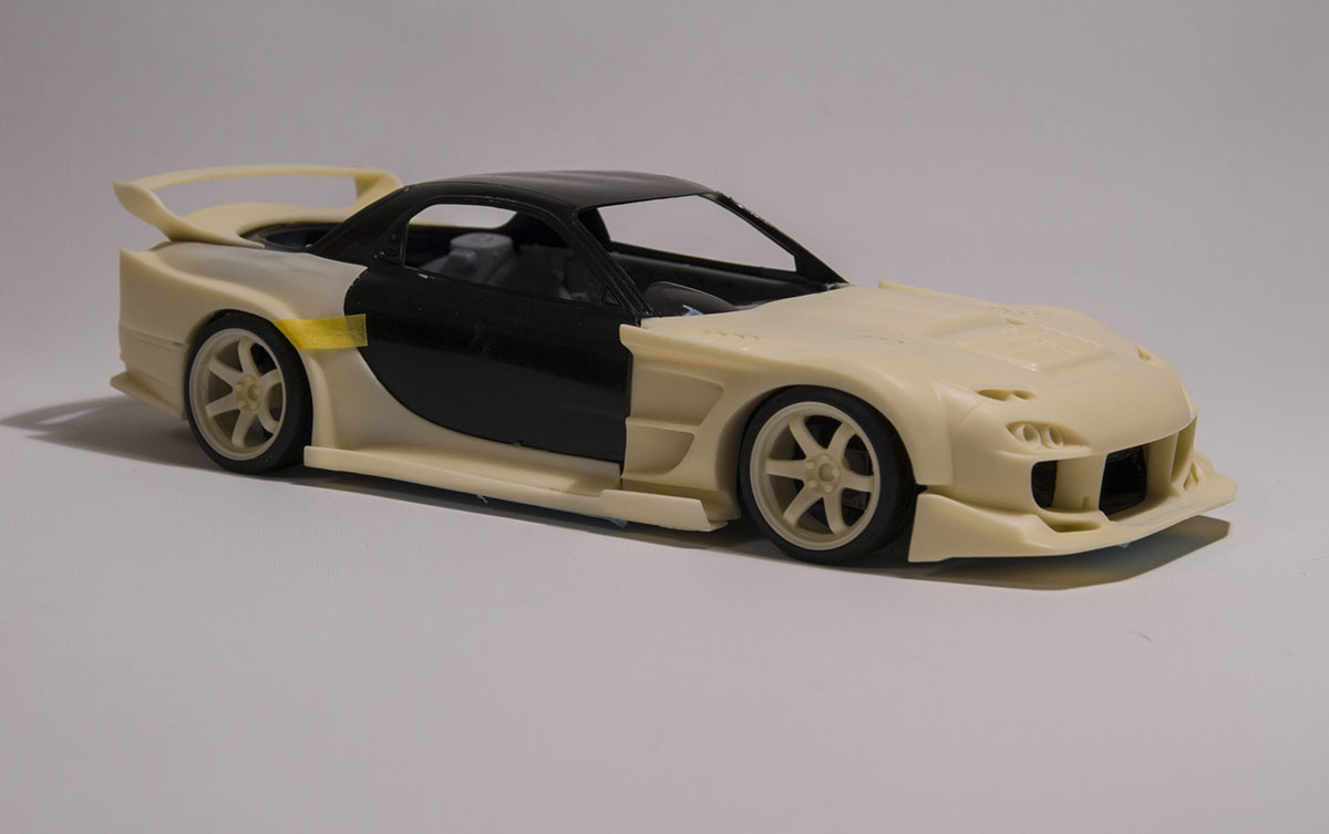 Fuguガレージ 1/24 トランスキット Rマジック マツダ RX-7 FD3S アンフィニ RX-7 タミヤ対応　FUGU-KIT027