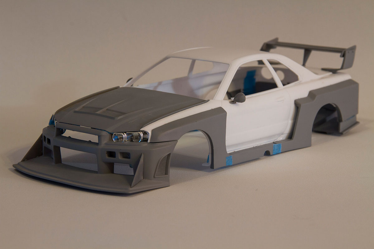 Fuguガレージ 1/24 トランスキット LB ワークス ニッサン