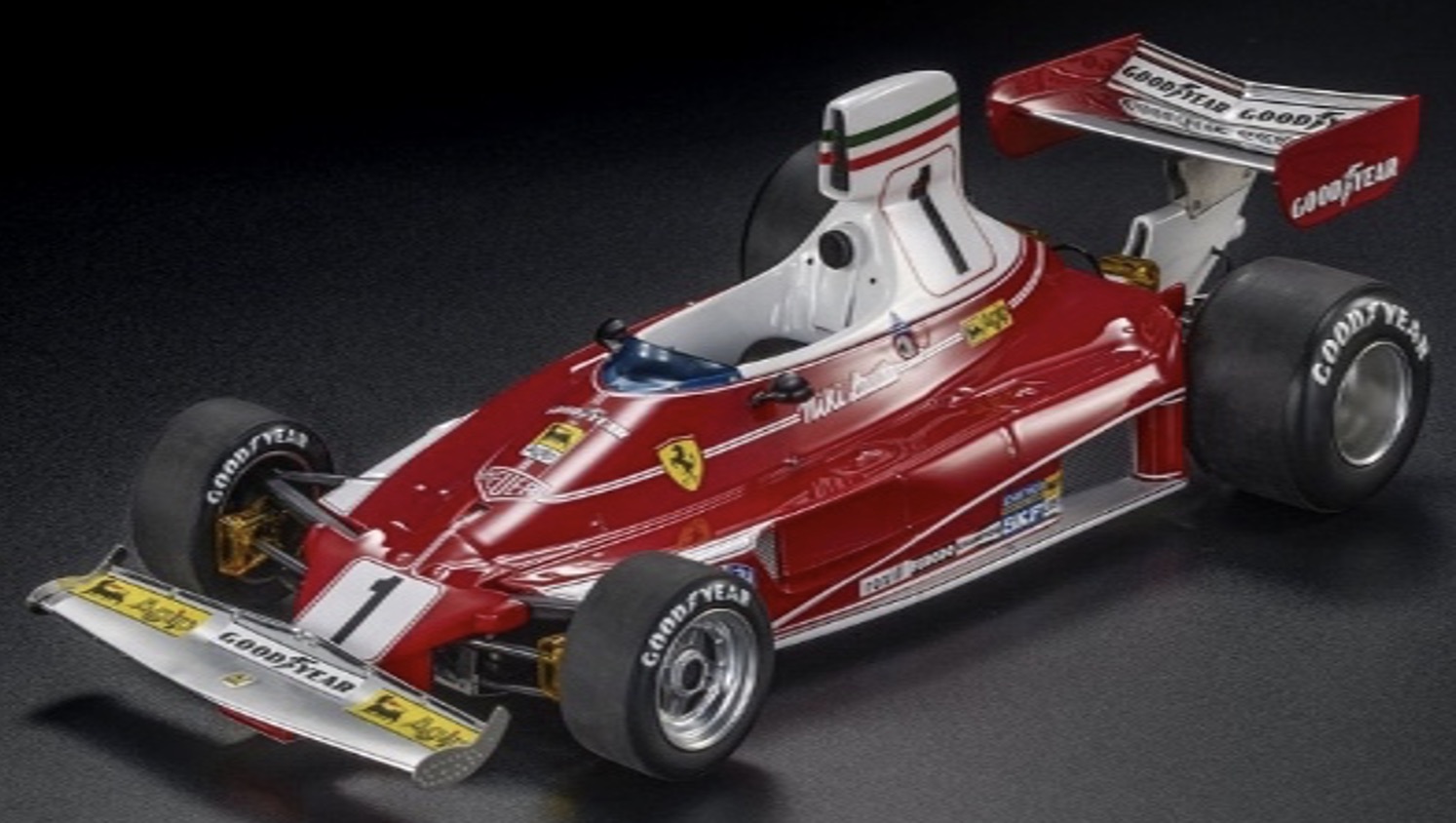 [予約] トップマルケス/GPレプリカーズ 1/18 フェラーリ 312 T 1976  ブラジルGP ウィナー No.1 N.ラウダ　GRP026C