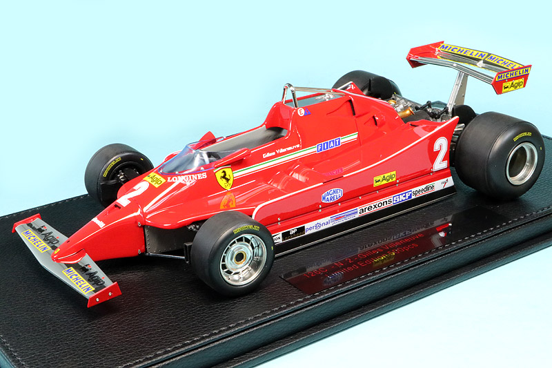 ミニチャンプス F1 フェラーリ 126C ビル ジルヌーブ ミニチャンプス F1 フェラーリ 126C ビル ジルヌーブ - ミニカー