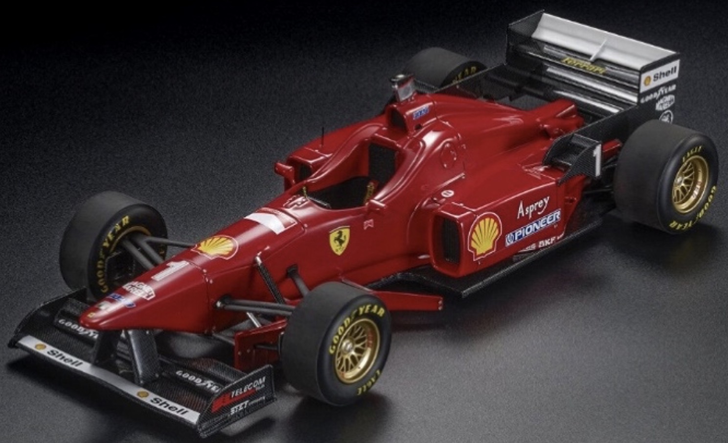 [予約] トップマルケス/GPレプリカーズ 1/18 フェラーリ F310/2 1996 ベルギーGP ウィナー No.1 M.シューマッハ デカール加工品 　GRP180BEX