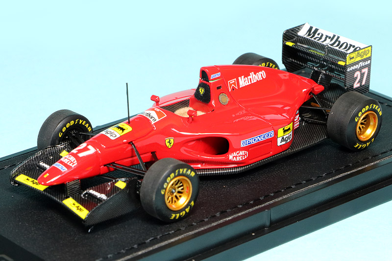 トップマルケス 1/43 フェラーリ 412 T1 J.アレジ デカール加工品　GRP43007AS