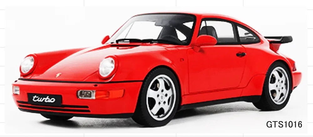 [予約] GTスピリット 1/18 ポルシェ 911(964) ターボ 3.3 1991 レッド　GTS1016
