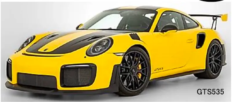 未開封レア品★mini GTポルシェPorsche911 GT2 RSイエロー★ MINI GT/TSMモデル】1/64 ポルシェ 911 GT2 RS レーシング