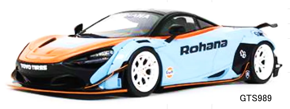 [予約] GT SPIRIT 1/18 LB☆WORKS マクラーレン 720S 2017 オレンジ×ブルー GTS989