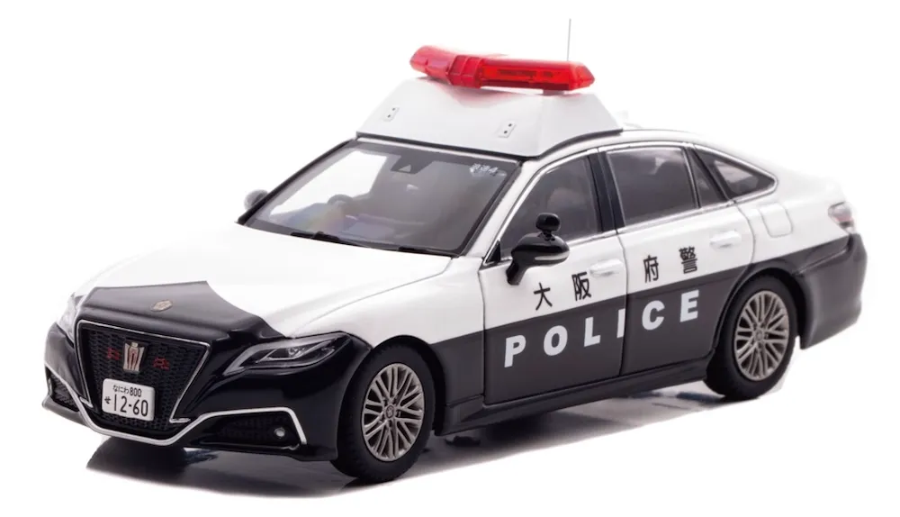 [予約] レイズ 1/43 トヨタ クラウン ハイブリッド (AZSH21) 2025 大阪府警察所轄署地域警ら車両 (浪4)　H7432503