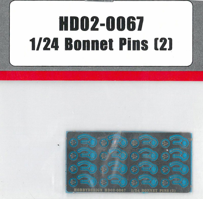 ホビーデザイン 1/24 ボンネットピン タイプ2 HD02-0067