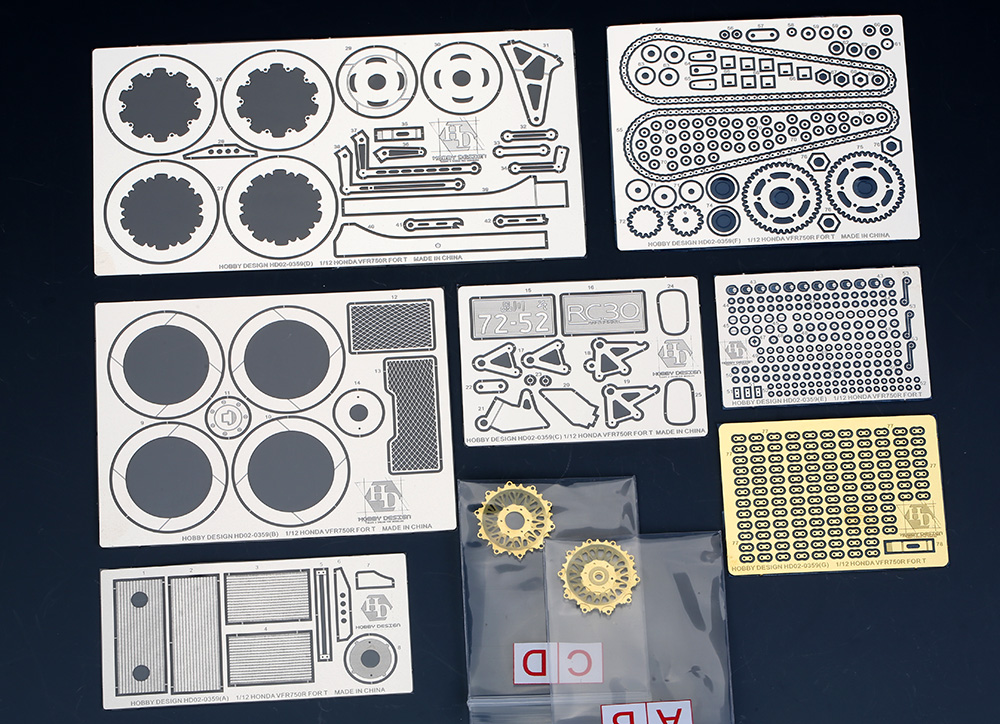 ホビーデザイン 1/12 ホンダ VFR750 R (RC30) ディティールアップ