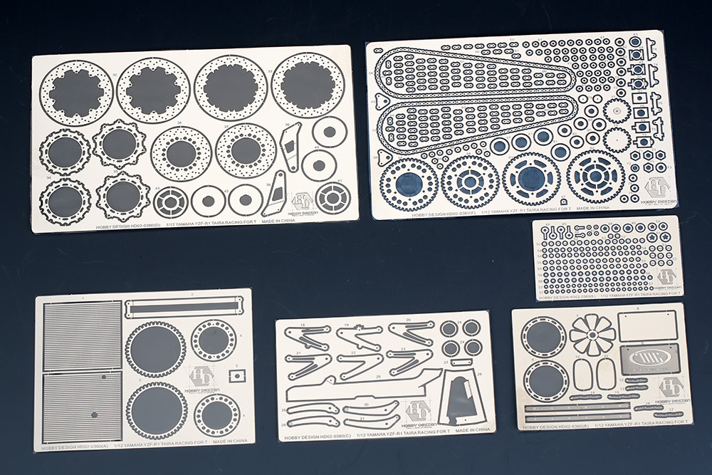 ホビーデザイン 1/12 ヤマハ YZF-R1 (タイラ レーシング) ディティール