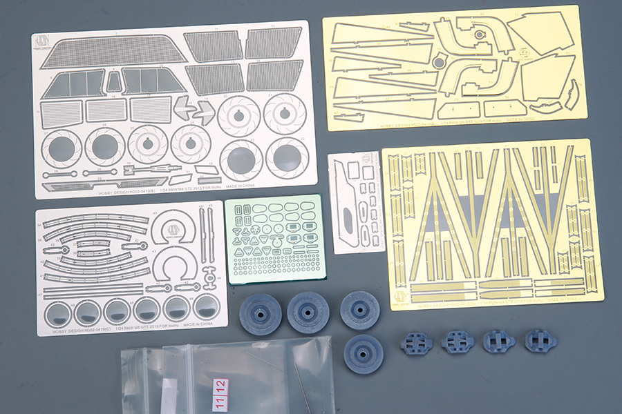 ホビーデザイン 1/24 BMW M8 GTE 2019 ディティールアップセット (nunu対応)　HD02-0419