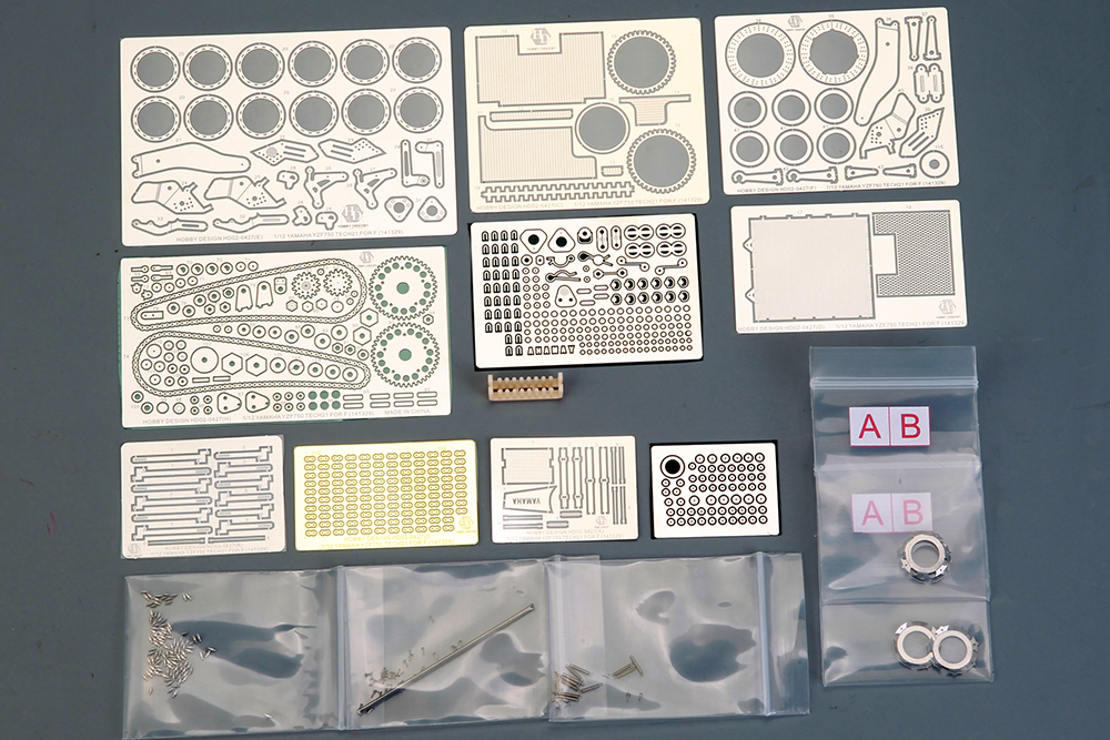 ホビーデザイン 1/12 ヤマハ FZF750 テック21 1987 ディティールアップ