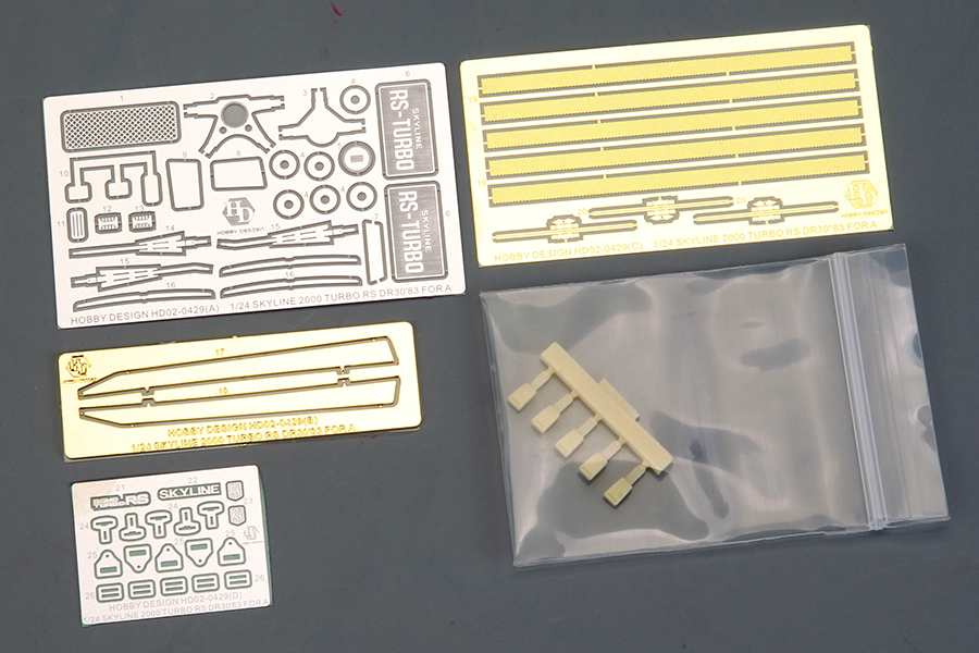 ホビーデザイン 1/24 ニッサン スカイライン 2000RS ターボ DR30 1983 ディティールアップパーツ (アオシマ対応)　HD02-0429