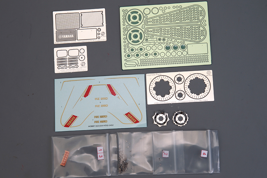 ホビーデザイン 1/12 ヤマハ RZ250 1980 ディティールアップ