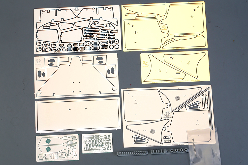 ホビーデザイン 1/12 マクラーレン MP4/4 1988 ディティールアップパーツ モンモデル対応　HD02-0457