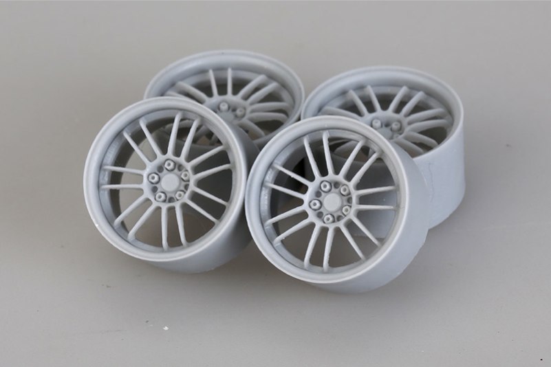 RE30風 18インチホイールセット ホビーデザイン 1/24 18インチ RAYS RE30 ホイールセット HD03-0354
