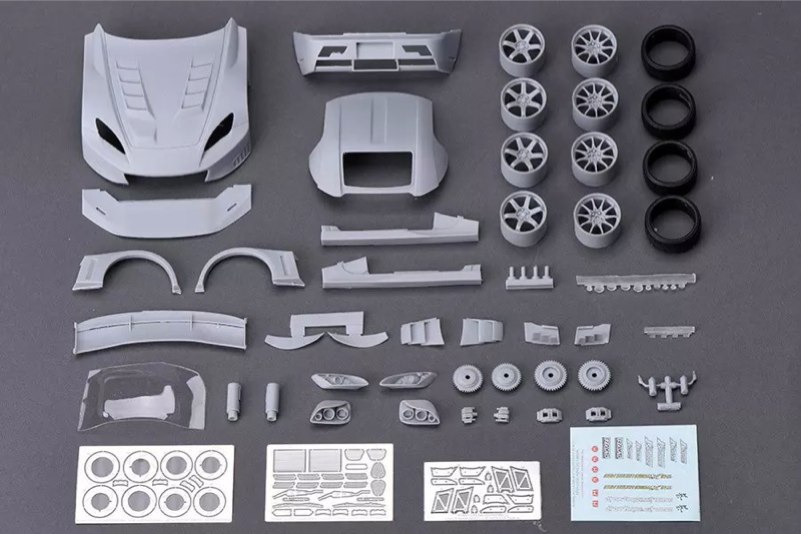取り寄せ] ホビーデザイン 1/24 J'S ホンダ S2000 トランス