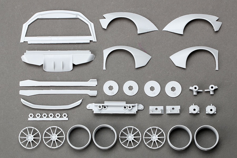 【トランスキット】ホビーデザイン ニッサンR32用 ホビーデザイン 1/24 ロケットバニー パンデム ニッサン R32 GT