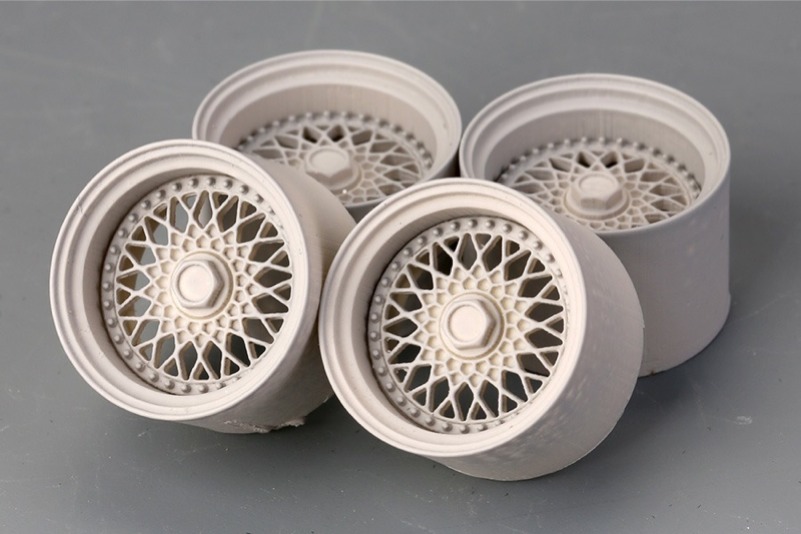 18インチ スポークデザイン ホイール ホビーデザイン 1/24 18インチ BBS RS ホイール For Jdm