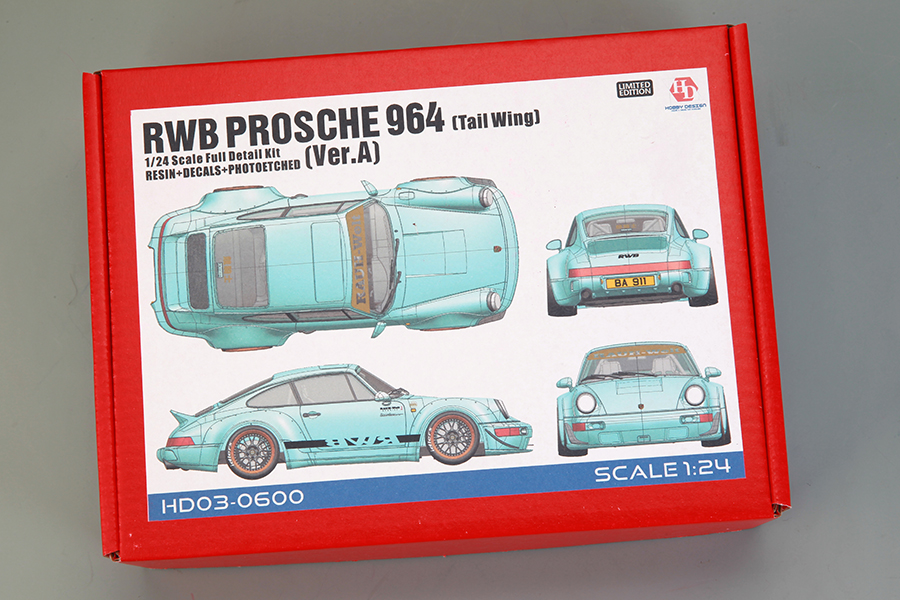 ホビーデザイン 1/24 レジンキット RWB 964 Ver.A ダックテイル HD03-0600