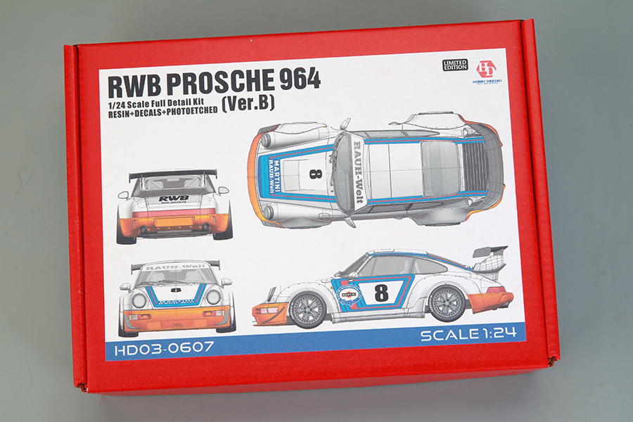 ホビーデザイン 1/24 レジンキット RWB 964 Ver.B マルティニ ビッグウイング　HD03-0607
