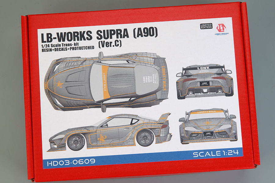 ホビーデザイン 1/24 トランスキット LB ワークス スープラ A90 Ver.C　JD03-0609