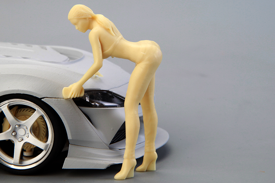 [メーカー完売] ホビーデザイン 1/24 プリティレディー I カーウォッシュガール　HD03-0621