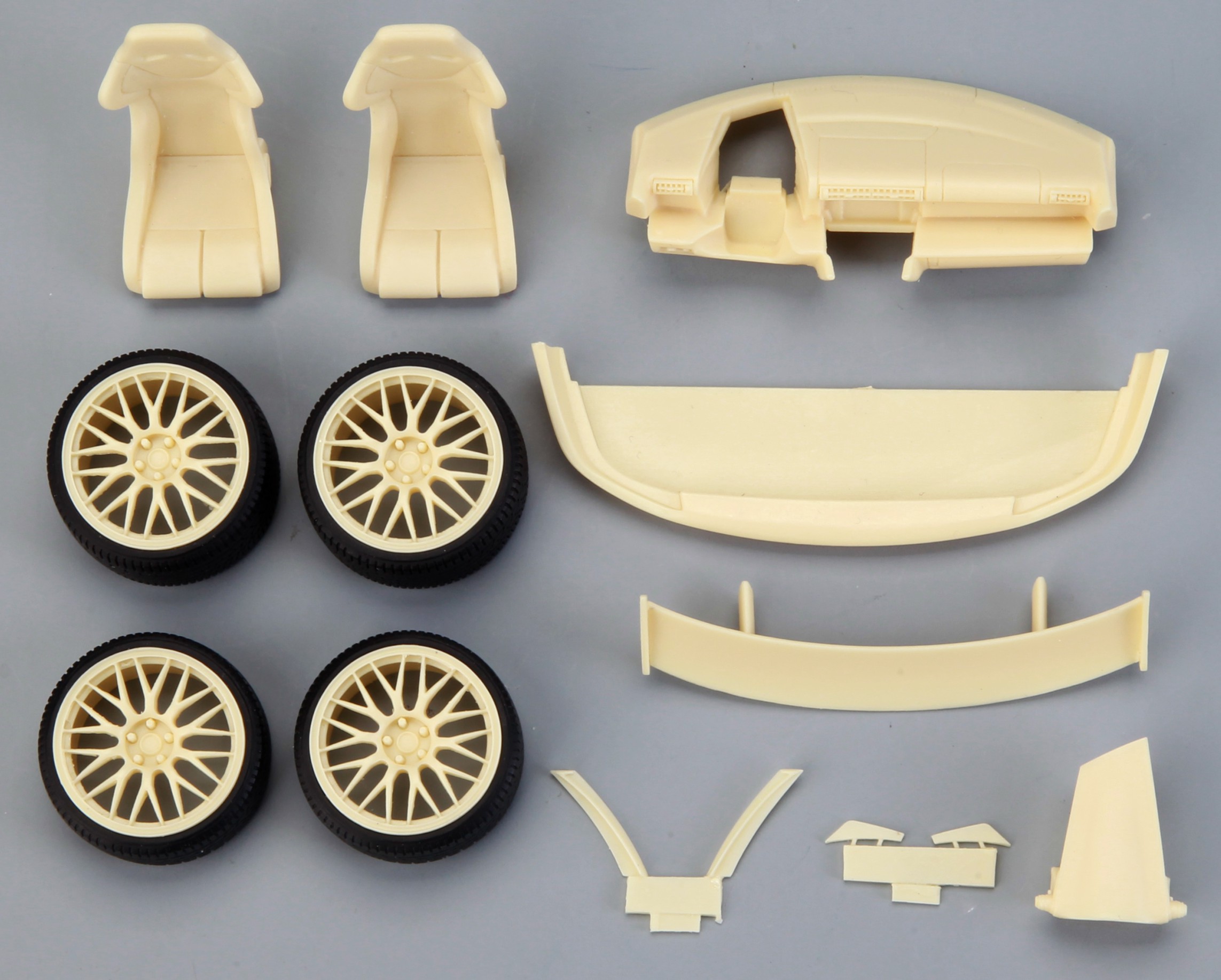 [メーカー完売]　ホビーデザイン 1/24 レクサス LFA ニュルパッケージ ディティールアップパーツ (タミヤ対応)　HD03-0631