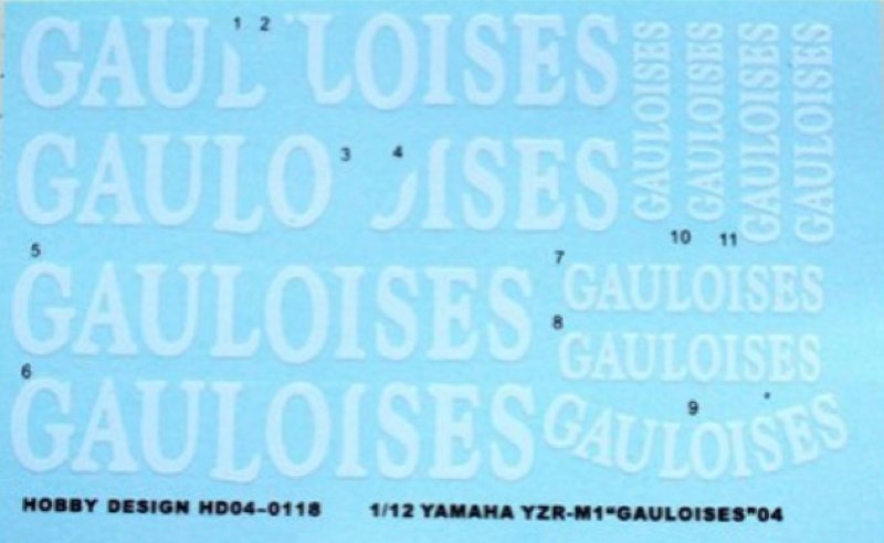 1/12 ヤマハYZR-M1★完成品★GAULOISES Yahoo!オークション - 1/12 GAULOISES YAMAHA YZR-M1 2005 #46
