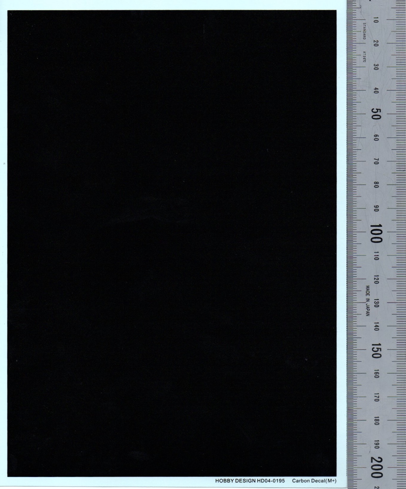 ホビーデザイン 1/24 カーボンデカール スクエア Mサイズ　HD04-0195