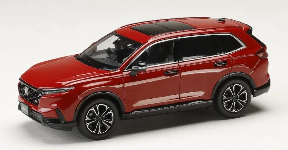 [予約] ホビージャパン 1/43 ホンダ CR-V e:HEV RS ブラックエディション ブレイジングレッド パール　HJ431012R