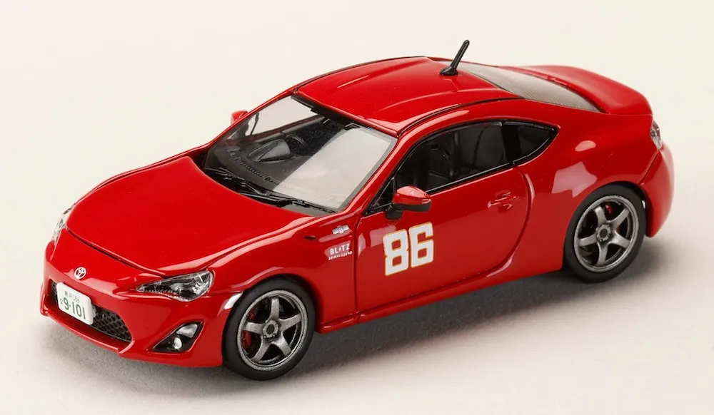 [予約] ホビージャパン 1/64 トヨタ 86 GT (ZN6) at 芦ノ湖GT / MFゴースト片桐 夏向　HJ642088MFG