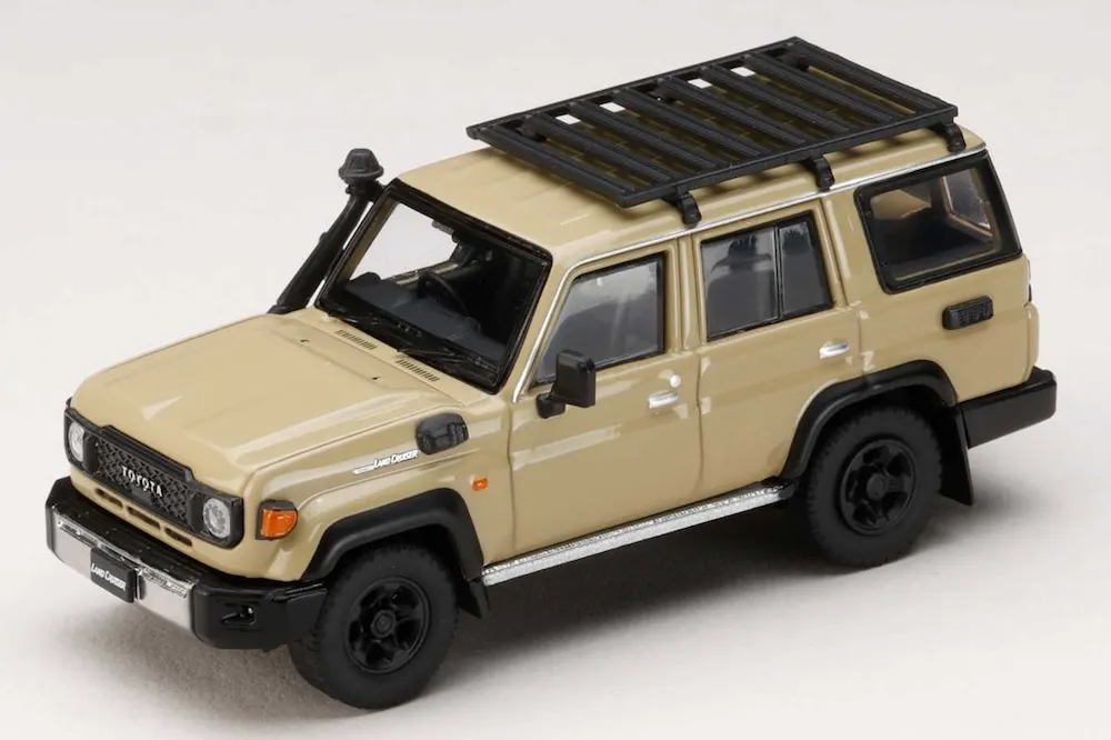 [予約] ホビージャパン 1/64 トヨタ ランドクルーザー 70 (GDJ76W) 2023 カスタムバージョン ベージュ HJ642090BE