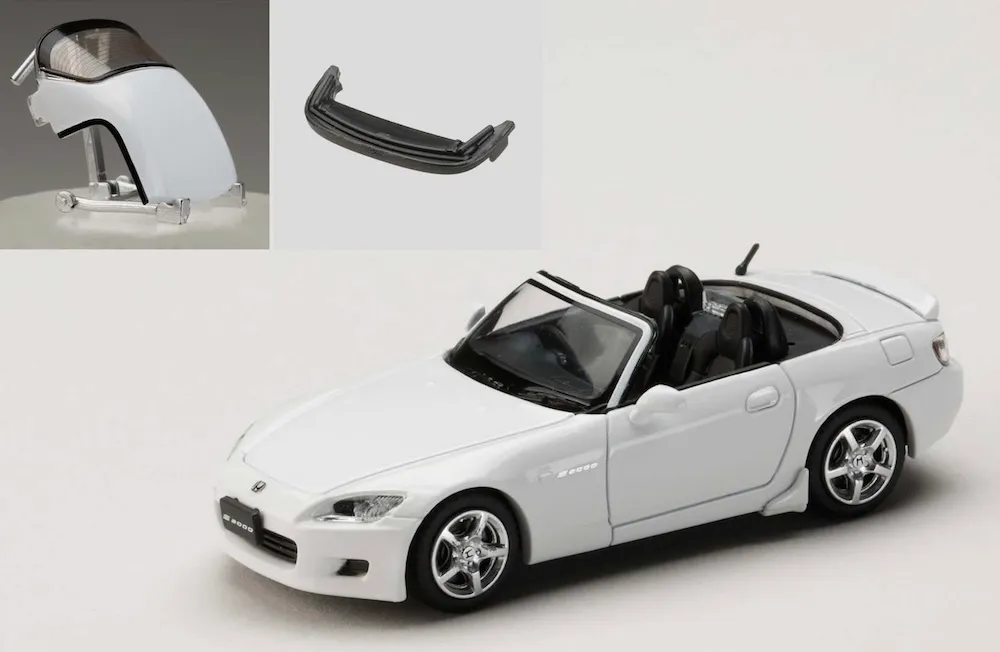 [予約] ホビージャパン 1/64 ホンダ S2000 AP1 カスタムバージョン グランプリホワイト　HJ643020BW