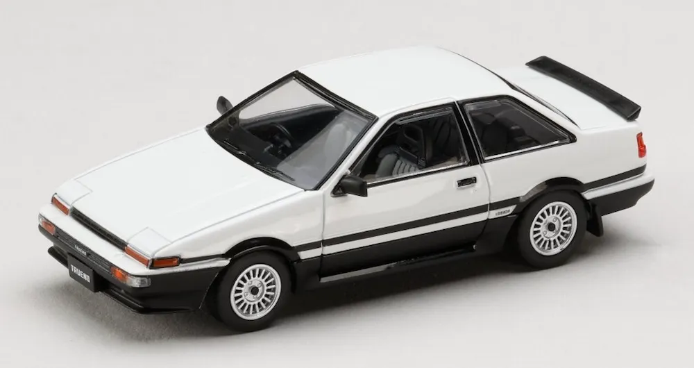 [予約] ホビージャパン 1/64 トヨタ スプリンタートレノ GT APEX (AE86) 2 DOOR 後期型 ホワイト/ブラック　HJ643095WK