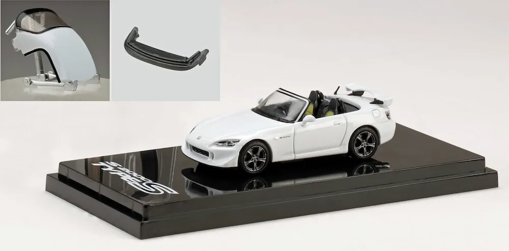 [予約] ホビージャパン 1/64 ホンダ S2000 TYPE S グランプリホワイト　HJ645020W