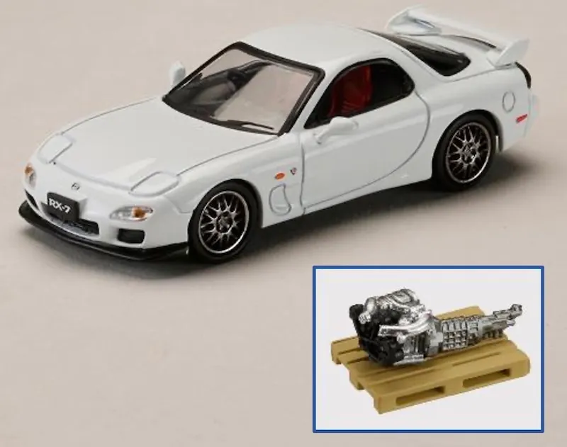 1/64スケール Hobby JAPAN 「Mazda RX-7 (FD3S) Project D/高橋