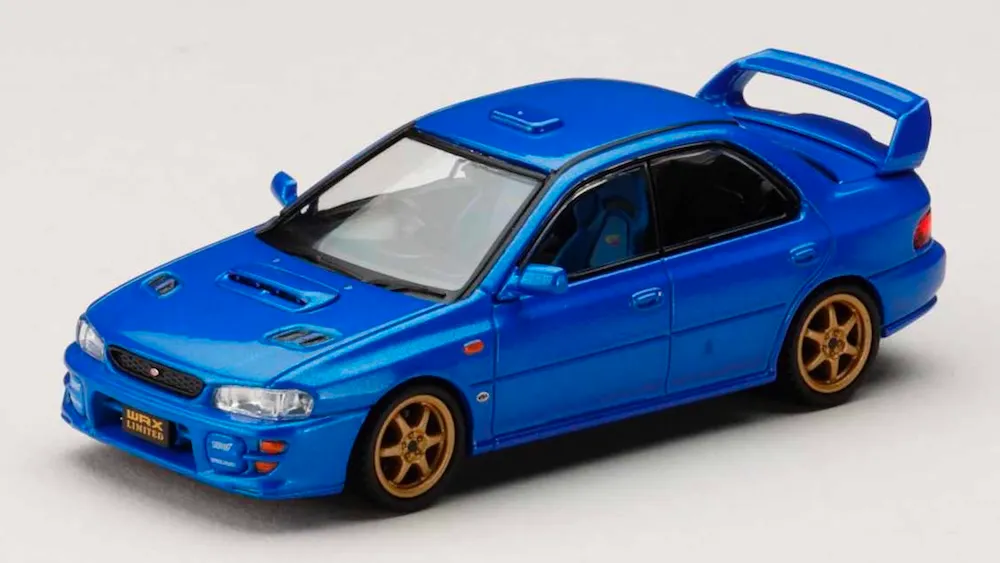 [予約] ホビージャパン 1/64 スバル インプレッサ WRX Type RA STi Ver.4 Limited 1999　HJ646013BBL