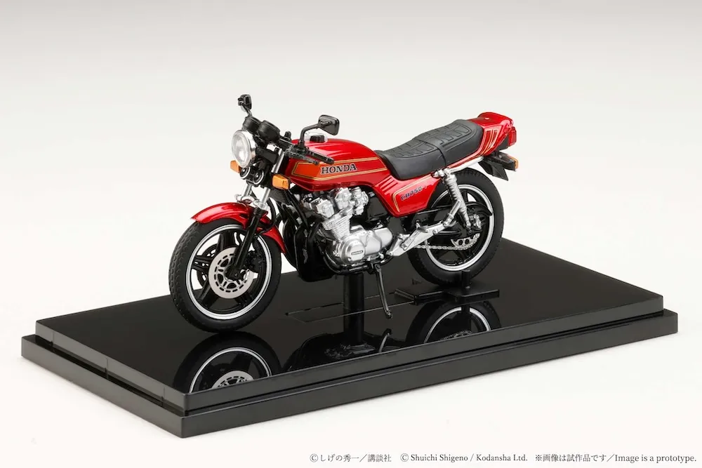 [予約] ホビージャパン 1/24 バリバリ伝説 完成品バイク 巨摩郡 / ホンダ CB750F 後期角ミラー　HJB240201BD