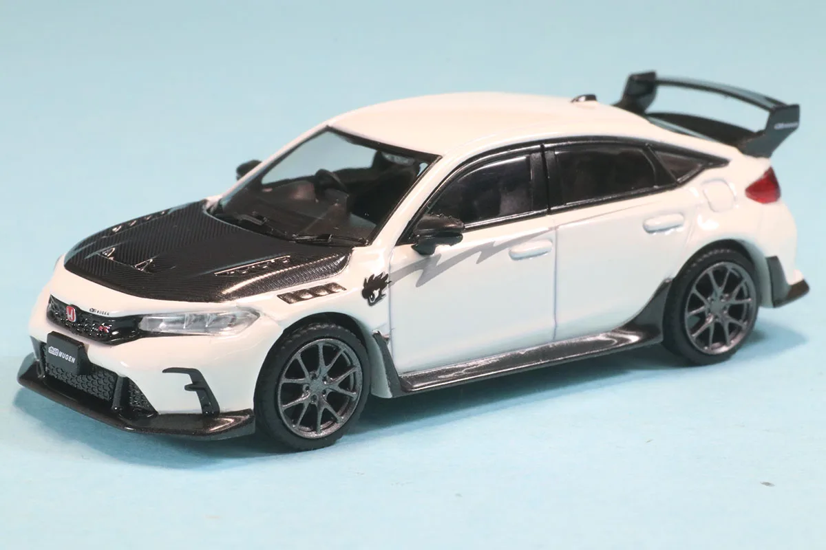 ホビージャパン 1/64 ホンダ シビック タイプR FL5 ムゲン Gr.B 2025 チャンピオンシップホワイト　HJDM005B-29