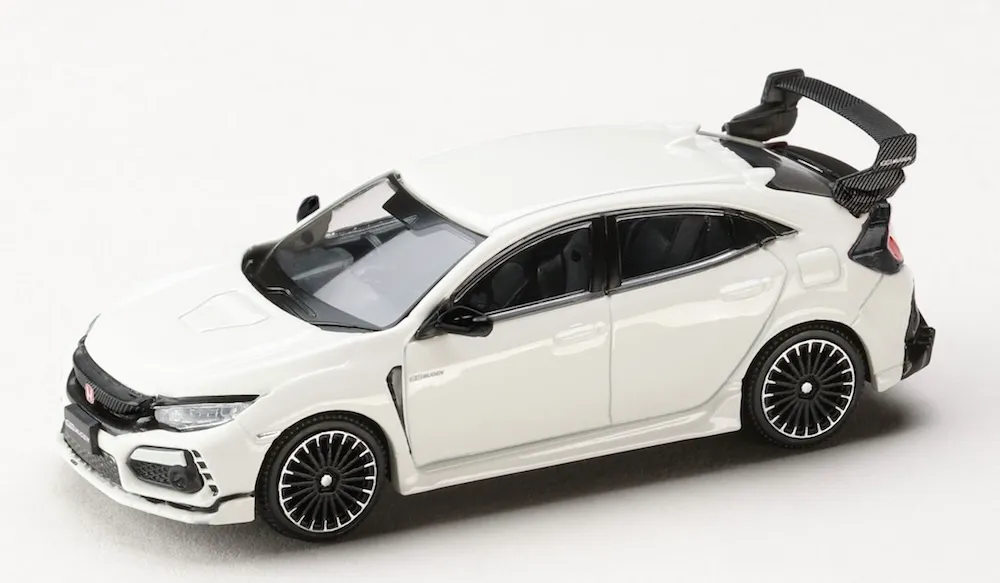 [予約] ホビージャパン 1/64 無限 ホンダ シビック TYPE R (FK8) 2017 チャンピオンシップホワイト　HJDM011-23