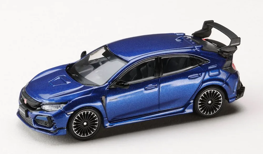 [予約] ホビージャパン 1/64 無限 ホンダ シビック TYPE R (FK8) 2017 ブリリアントスポーティーブルーメタリック　HJDM011-24
