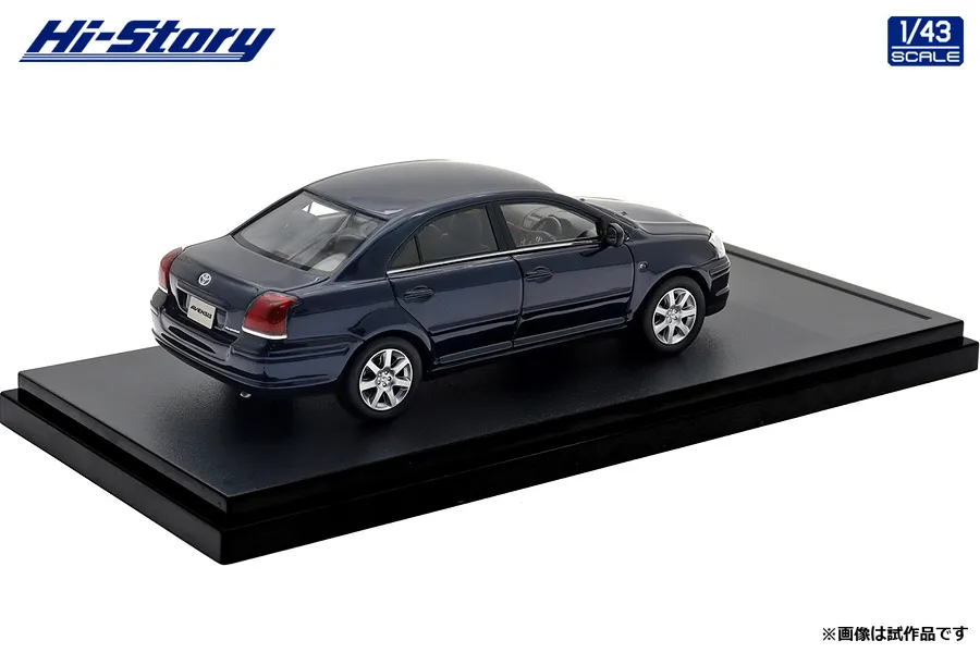 [予約  ハイストーリー 1/43 トヨタ アベンシス Li 2003 ダークブルーマイカメタリック　HS504BL